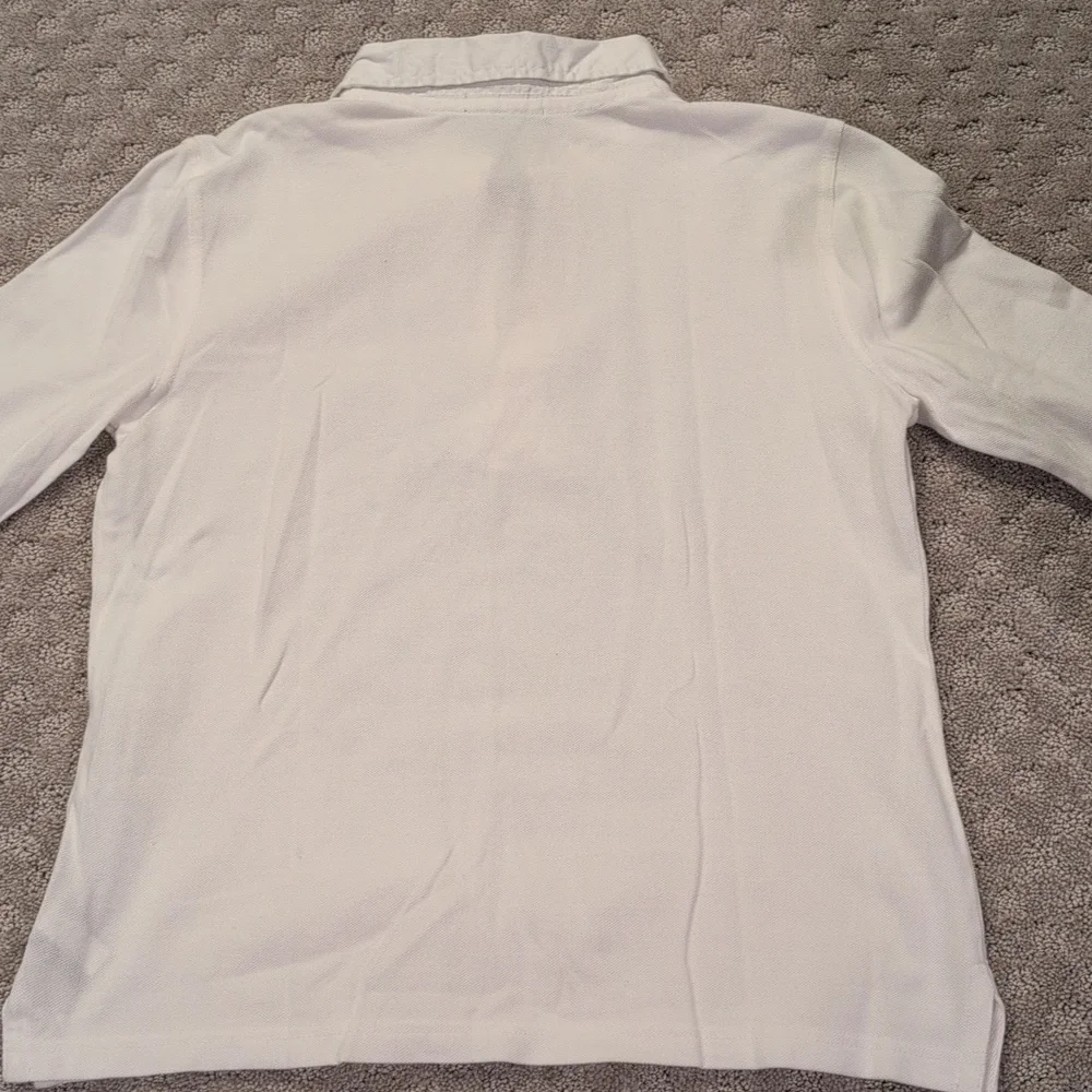 Ralph Lauren Cream Long Sleeve Polo - Picture 8 of 13